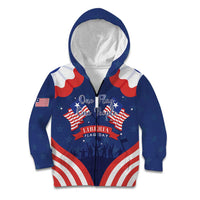 Personalized Happy Liberia Flag Day Kid Hoodie One Flag One People - Wonder Print Shop