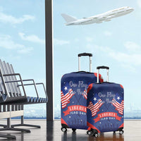 Happy Liberia Flag Day Luggage Cover One Flag One People - Wonder Print Shop