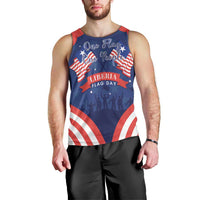 Personalized Happy Liberia Flag Day Men Tank Top One Flag One People - Wonder Print Shop