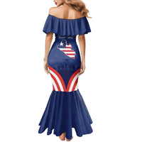 Personalized Happy Liberia Flag Day Mermaid Dress One Flag One People - Wonder Print Shop