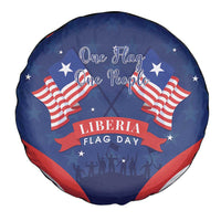Happy Liberia Flag Day Spare Tire Cover One Flag One People - Wonder Print Shop