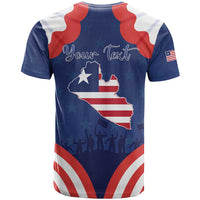 Personalized Happy Liberia Flag Day T Shirt One Flag One People - Wonder Print Shop