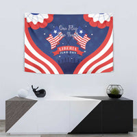 Happy Liberia Flag Day Tapestry One Flag One People - Wonder Print Shop