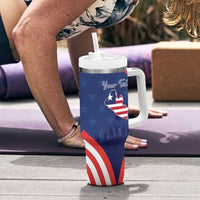 Personalized Happy Liberia Flag Day Tumbler With Handle One Flag One People - Wonder Print Shop