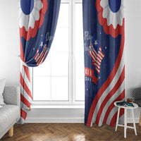 Happy Liberia Flag Day Window Curtain One Flag One People - Wonder Print Shop