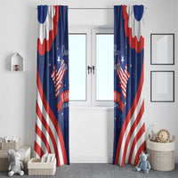 Happy Liberia Flag Day Window Curtain One Flag One People - Wonder Print Shop