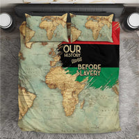 Pan African Flag Day Bedding Set Our History Started Before Slavery - Wonder Print Shop
