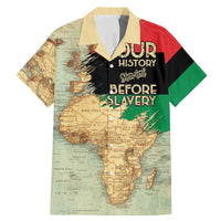 Pan African Flag Day Family Matching Mermaid Dress and Hawaiian Shirt Our History Started Before Slavery - Wonder Print Shop
