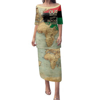 Pan African Flag Day Family Matching Puletasi and Hawaiian Shirt Our History Started Before Slavery - Wonder Print Shop