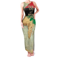 Pan African Flag Day Family Matching Tank Maxi Dress and Hawaiian Shirt Our History Started Before Slavery - Wonder Print Shop