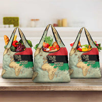 Pan African Flag Day Grocery Bag Our History Started Before Slavery - Wonder Print Shop