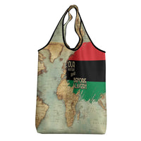 Pan African Flag Day Grocery Bag Our History Started Before Slavery - Wonder Print Shop