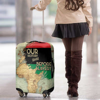 Pan African Flag Day Luggage Cover Our History Started Before Slavery - Wonder Print Shop