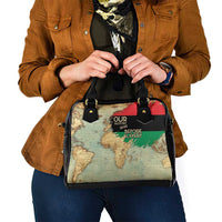 Pan African Flag Day Shoulder Handbag Our History Started Before Slavery - Wonder Print Shop
