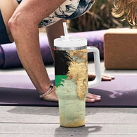 Pan African Flag Day Tumbler With Handle Our History Started Before Slavery - Wonder Print Shop