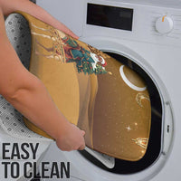 Morocco Christmas in Sahara Bathroom Set Black Santa Riding Camel - Wonder Print Shop