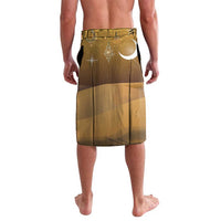 Morocco Christmas in Sahara Lavalava Black Santa Riding Camel - Wonder Print Shop