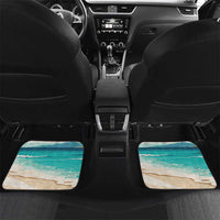 Liberia Christmas Car Mats Santa Chill on Tropical Beach - Wonder Print Shop
