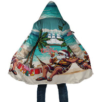 Liberia Christmas Cloak Santa Chill on Tropical Beach - Wonder Print Shop