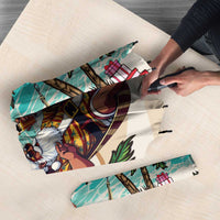 Liberia Christmas Umbrella Santa Chill on Tropical Beach - Wonder Print Shop