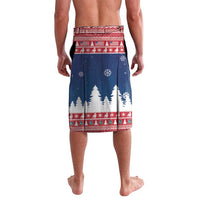 Personalized Liberia Christmas Lavalava Black Santa Riding Lion - Merry Christmas - Wonder Print Shop