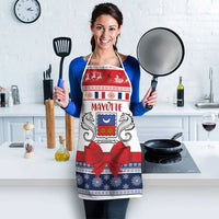 Mayotte Christmas Apron Joyeux Noel - Wonder Print Shop