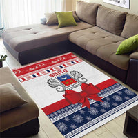 Mayotte Christmas Area Rug Joyeux Noel - Wonder Print Shop