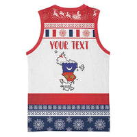 Personalized Mayotte Christmas Basketball Jersey Joyeux Noel - Wonder Print Shop