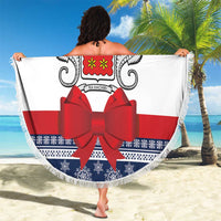 Mayotte Christmas Beach Blanket Joyeux Noel - Wonder Print Shop