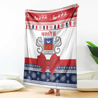Mayotte Christmas Blanket Joyeux Noel - Wonder Print Shop