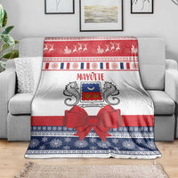 Mayotte Christmas Blanket Joyeux Noel - Wonder Print Shop