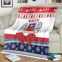 Mayotte Christmas Blanket Joyeux Noel - Wonder Print Shop