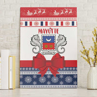 Mayotte Christmas Canvas Wall Art Joyeux Noel - Wonder Print Shop
