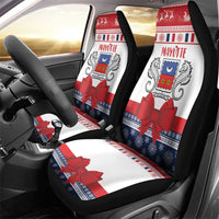 Mayotte Christmas Car Seat Cover Joyeux Noel - Wonder Print Shop