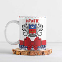 Personalized Mayotte Christmas Ceramic Mug Joyeux Noel - Wonder Print Shop