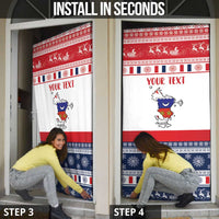 Personalized Mayotte Christmas Door Cover Joyeux Noel - Wonder Print Shop
