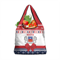 Mayotte Christmas Grocery Bag Joyeux Noel - Wonder Print Shop
