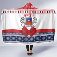 Mayotte Christmas Hooded Blanket Joyeux Noel - Wonder Print Shop