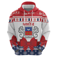Personalized Mayotte Christmas Hoodie Joyeux Noel - Wonder Print Shop