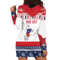 Personalized Mayotte Christmas Hoodie Dress Joyeux Noel - Wonder Print Shop