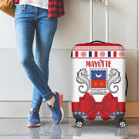 Mayotte Christmas Luggage Cover Joyeux Noel - Wonder Print Shop
