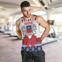 Personalized Mayotte Christmas Men Tank Top Joyeux Noel - Wonder Print Shop