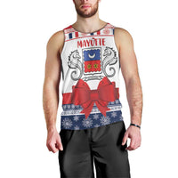 Personalized Mayotte Christmas Men Tank Top Joyeux Noel - Wonder Print Shop