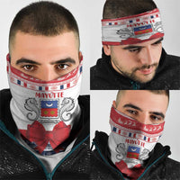 Mayotte Christmas Neck Gaiter Joyeux Noel - Wonder Print Shop