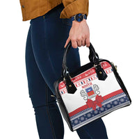 Mayotte Christmas Shoulder Handbag Joyeux Noel - Wonder Print Shop