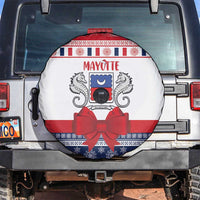 Mayotte Christmas Spare Tire Cover Joyeux Noel - Wonder Print Shop