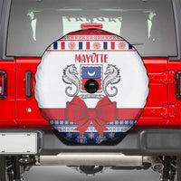 Mayotte Christmas Spare Tire Cover Joyeux Noel - Wonder Print Shop