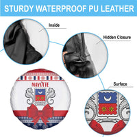 Mayotte Christmas Spare Tire Cover Joyeux Noel - Wonder Print Shop