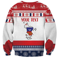 Personalized Mayotte Christmas Sweatshirt Joyeux Noel - Wonder Print Shop