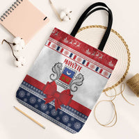 Mayotte Christmas Tote Bag Joyeux Noel - Wonder Print Shop